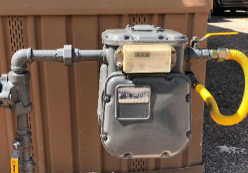 photo of a natural gas meter, Liberty-Gandy provides master gas meter inspection near me